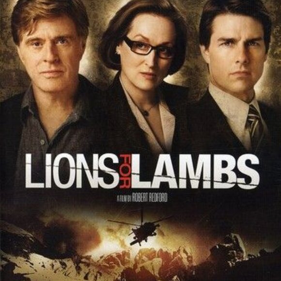 Lions For Lambs Widescreen DVD Robert Redford Meryl Streep Tom Cruise R Drama - Picture 1 of 6